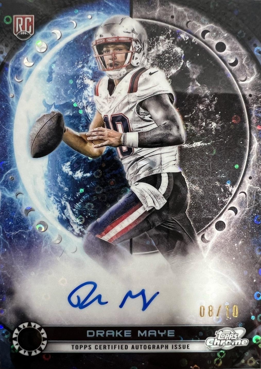 Drake Maye [Black Eclipse Refractor] #EQA-DM