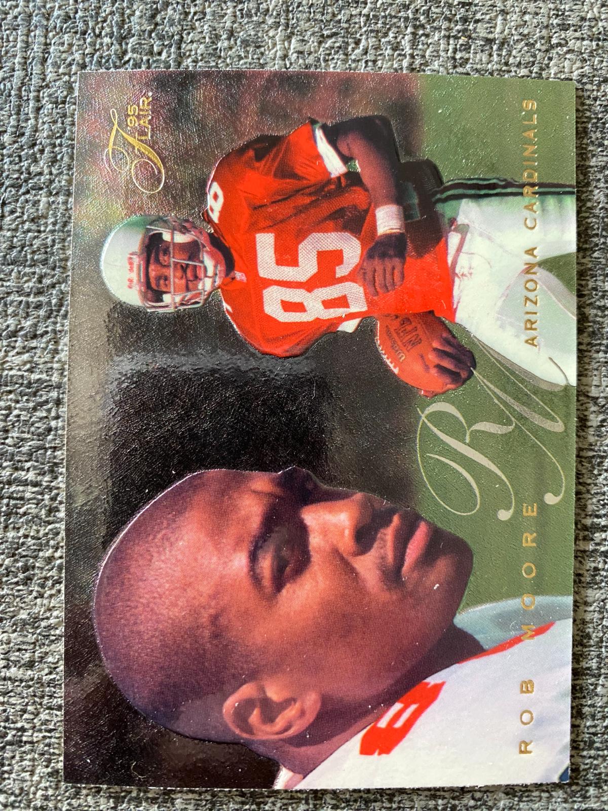 Rob Moore #5 Football Cards 1995 Flair