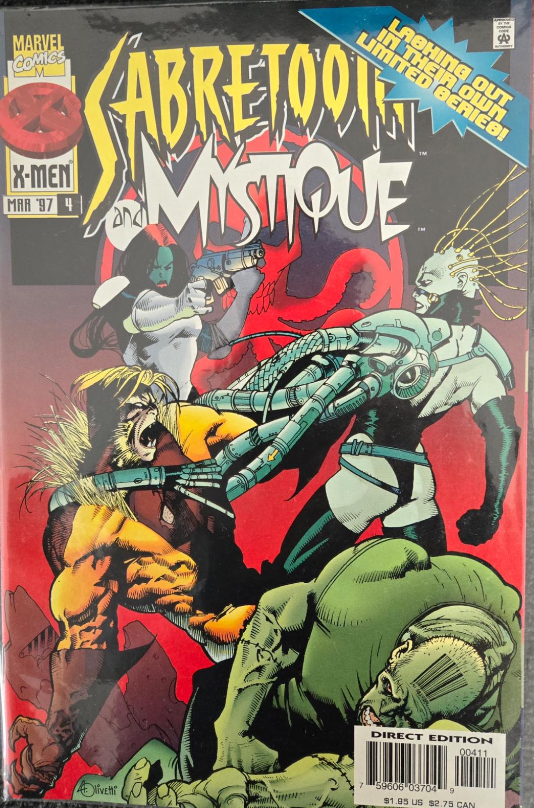 Sabretooth & Mystique #4 (1997) Comic Books Sabretooth & Mystique