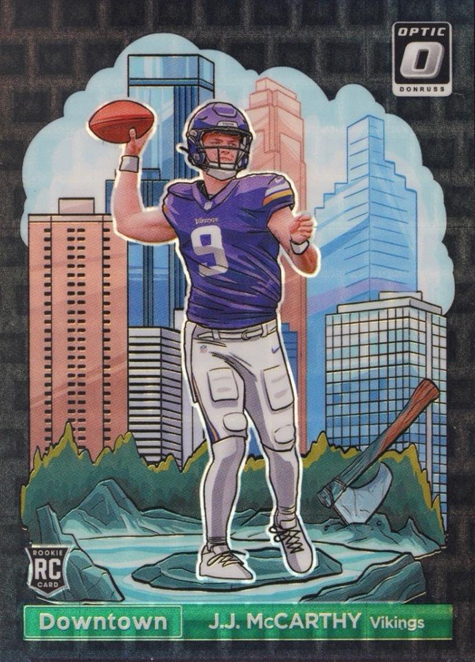 J.J. McCarthy [Black Pandora] #11 Prices | 2024 Panini Donruss