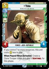 Yoda - Begun, the Clone War Has #14 Prices | Star Wars Unlimited