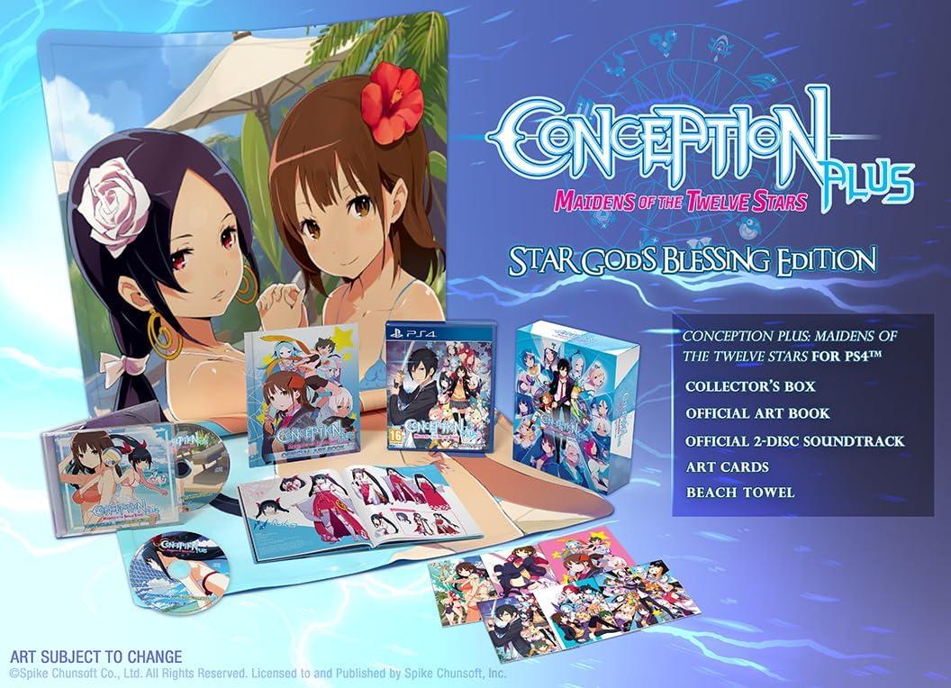 Carátula de Conception PLUS: Maidens Of The Twelve Stars Star God's Blessing Edition para PS4 (edición PAL España)
