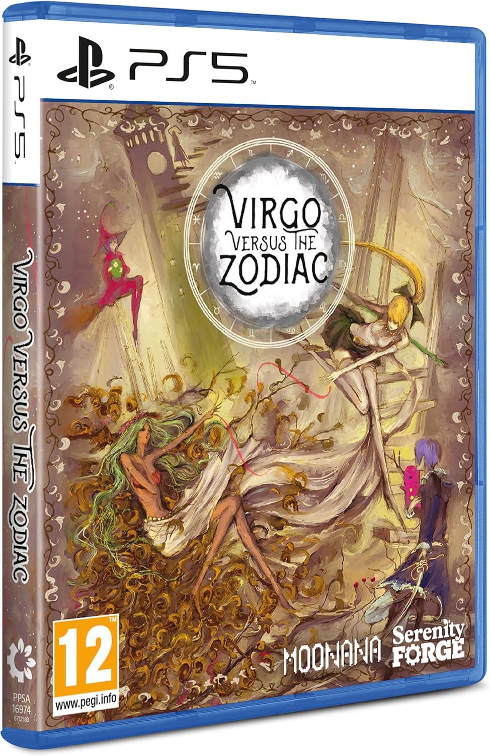 Carátula de Virgo Versus the Zodiac para PS5 (edición PAL España)