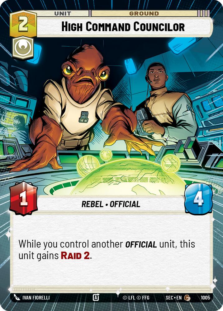 High Command Councilor [Hyperspace Foil] #1005