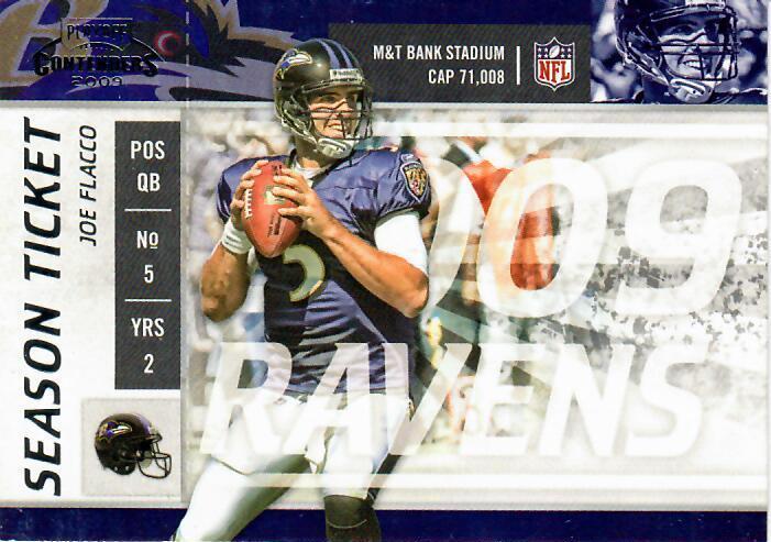 Joe Flacco #8 Football Cards 2009 Playoff Contenders