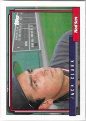 Jack Clark #207 Baseball Cards 1992 Topps Prices