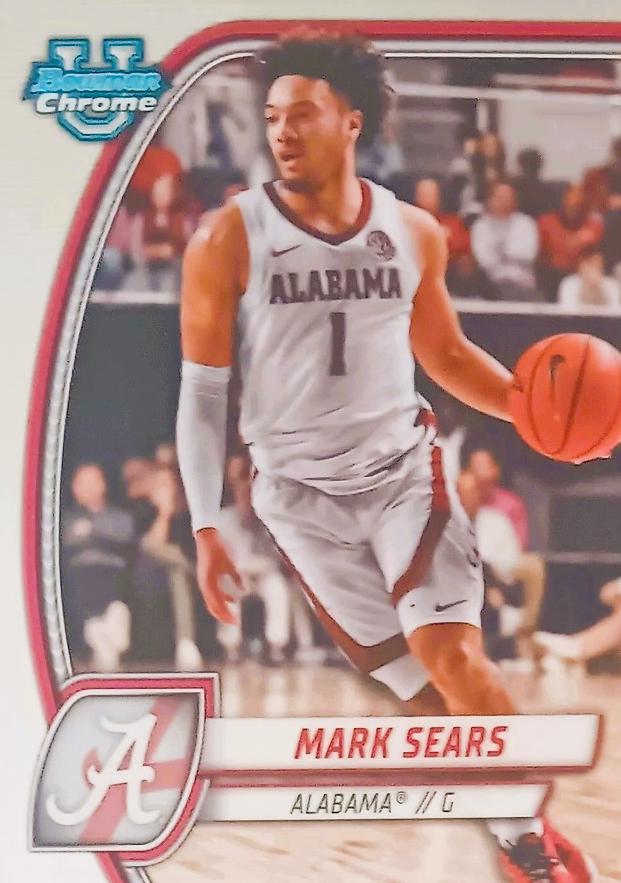 Mark Sears #99 Basketball Cards 2024 Bowman Chrome University