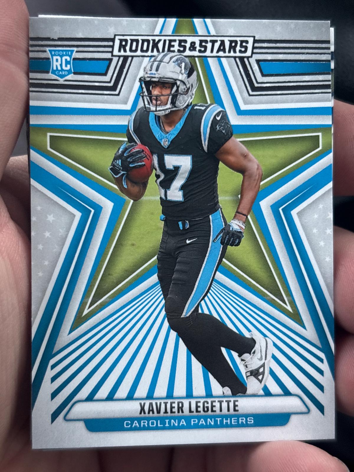 Xavier Legette #199 Football Cards 2024 Panini Rookies & Stars