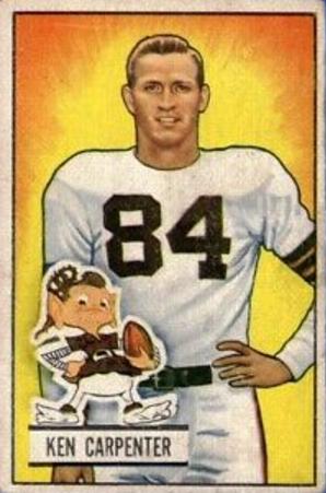 Ken Carpenter #39 Football Cards 1951 Bowman
