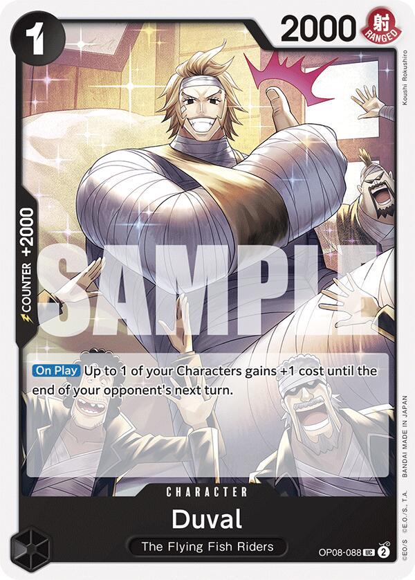 Duval OP08-088 One Piece Two Legends