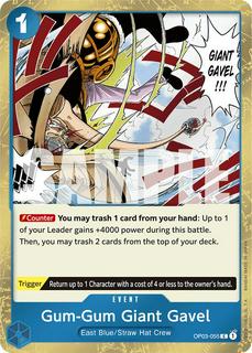 Gum-Gum Giant Gavel OP03-055