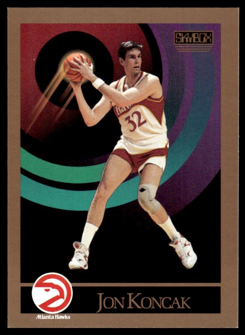 Jon Koncak #3 Basketball Cards 1990 Skybox