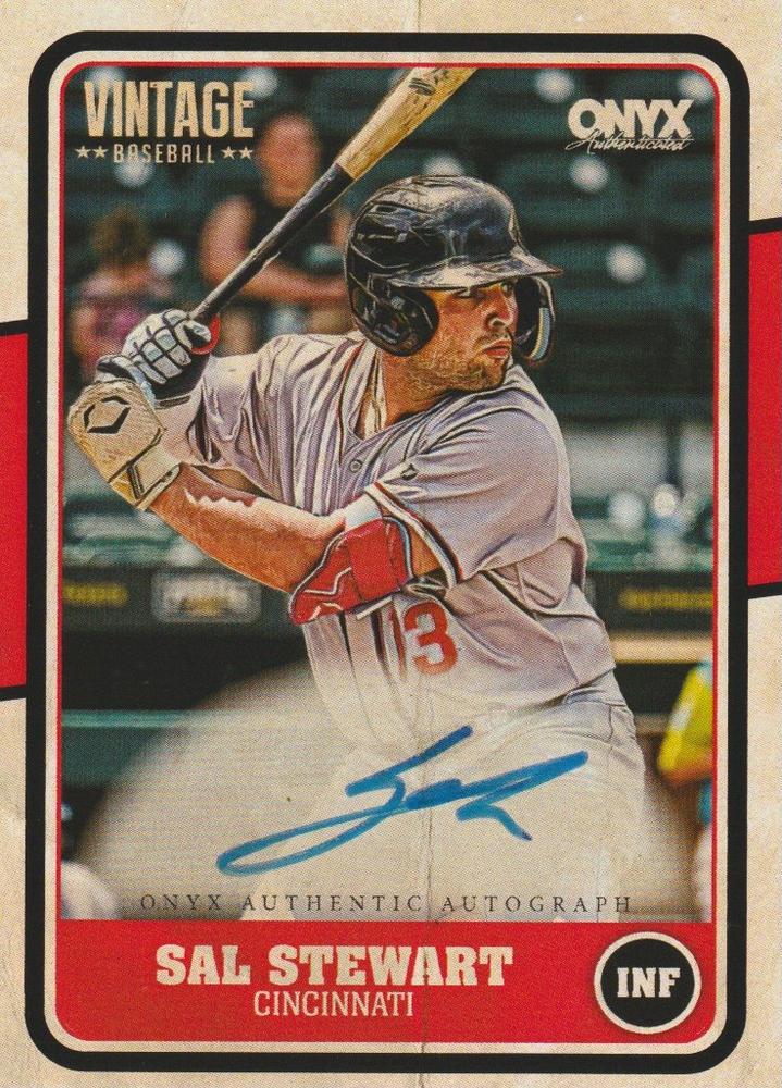 Sal Stewart #VASAST 2025 Onyx Vintage Autograph Baseball