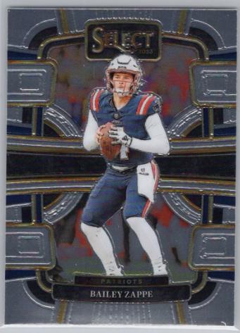 Bailey Zappe #67 Football Cards 2023 Panini Select