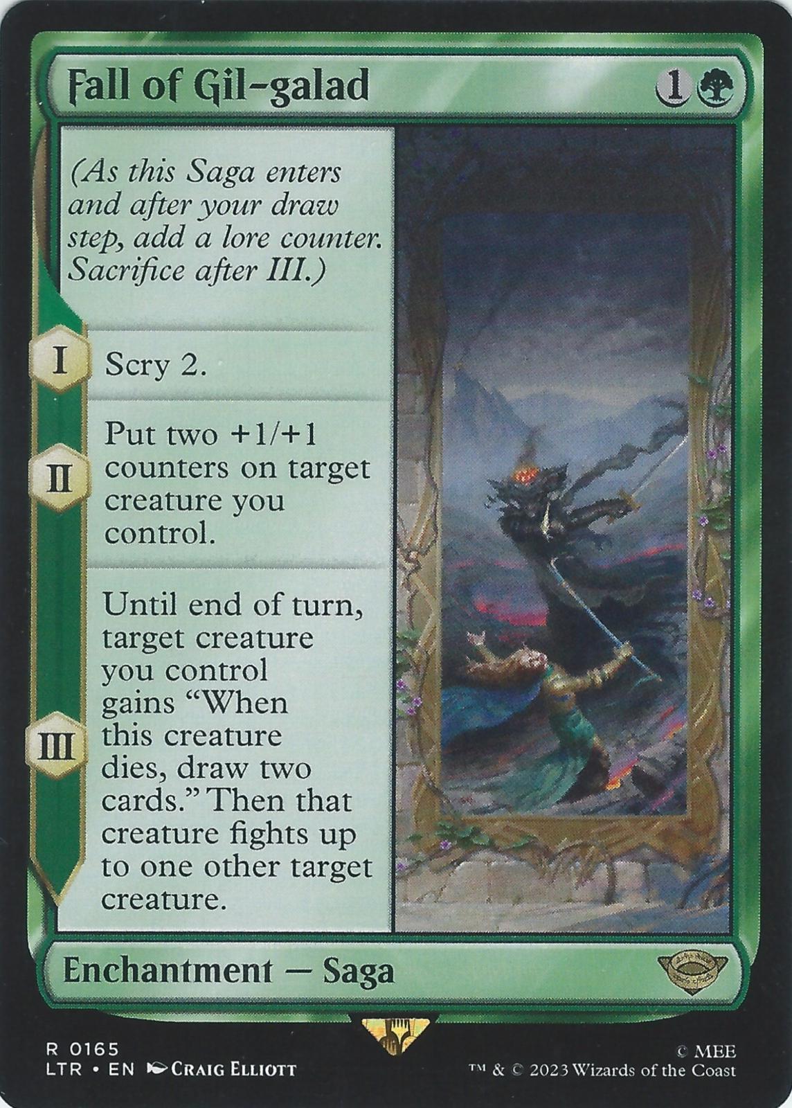 Fall of Gil-galad #165 Magic Lord of the Rings