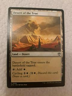 Desert of the True