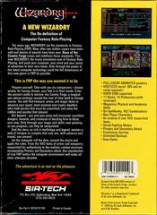 US Back Cover | Wizardry: Bane of the Cosmic Forge Amiga
