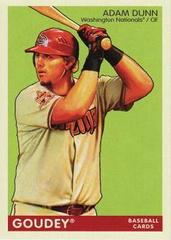 Adam Dunn #1 Baseball Cards 2009 Upper Deck Goudey Prices