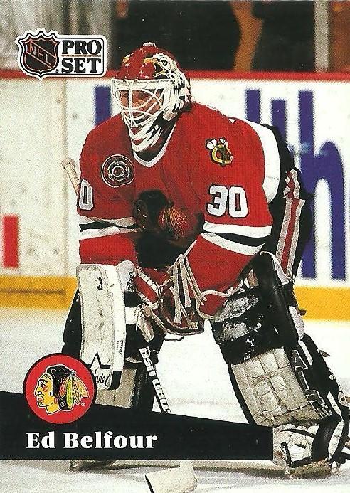 Ed Belfour #43 1991-92 Pro Set Hockey