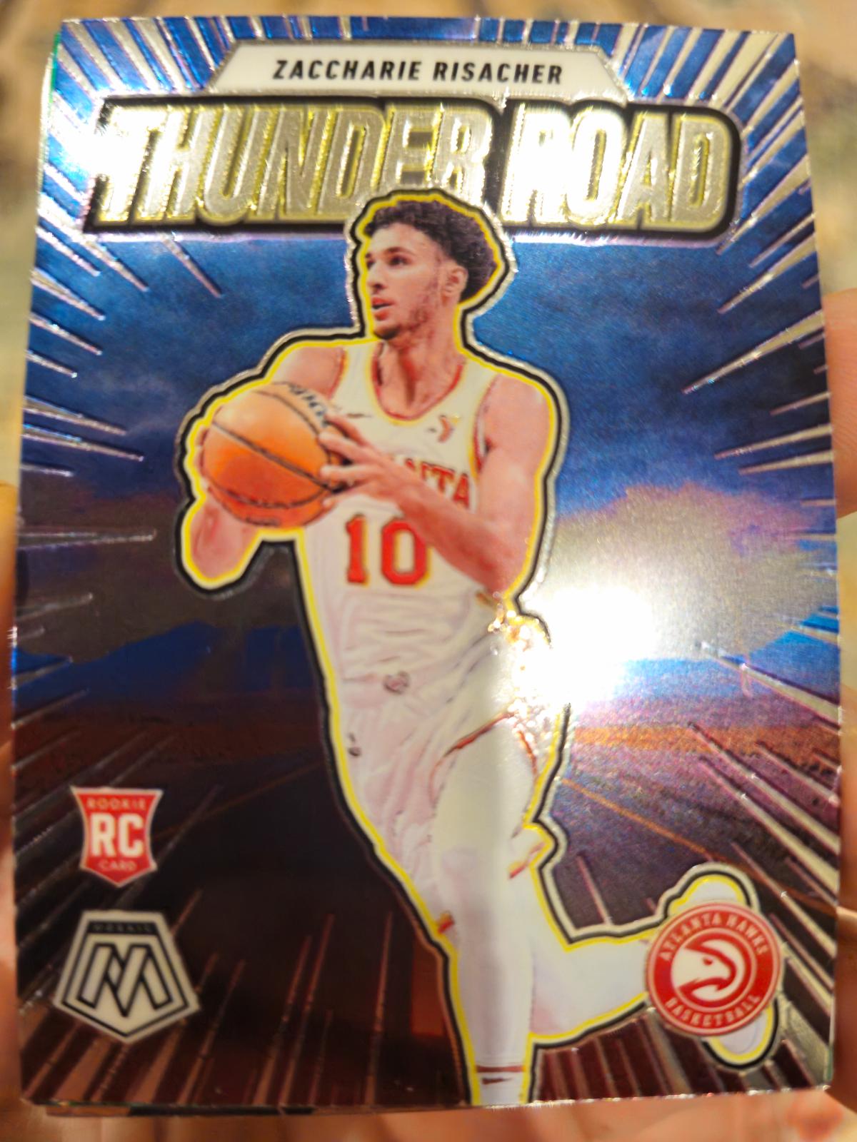 Zaccharie Risacher #20 Prices | 2024 Panini Mosaic Thunder Road