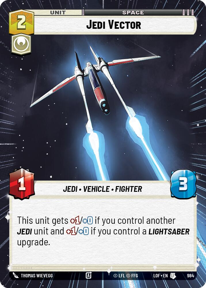 Jedi Vector [Hyperspace Foil] #984