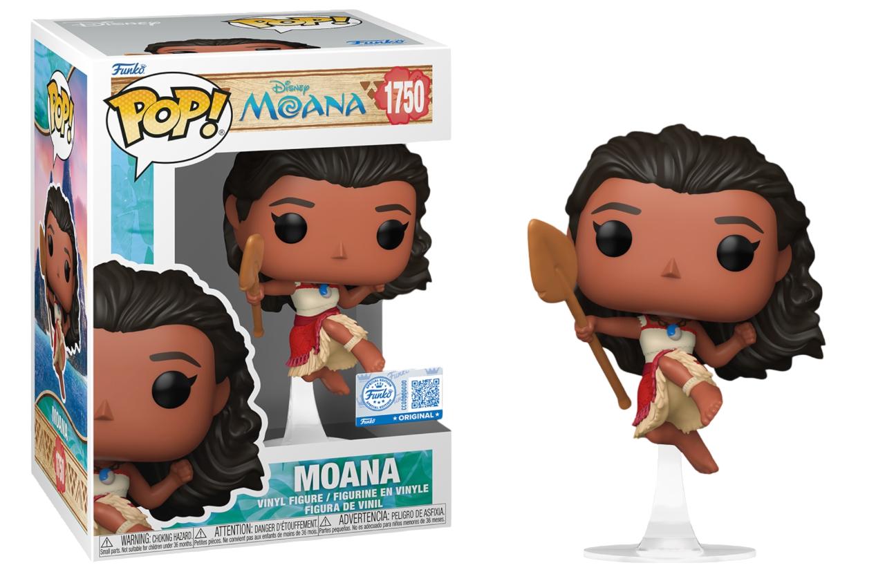 Moana #1750 Funko Pop box and figure
