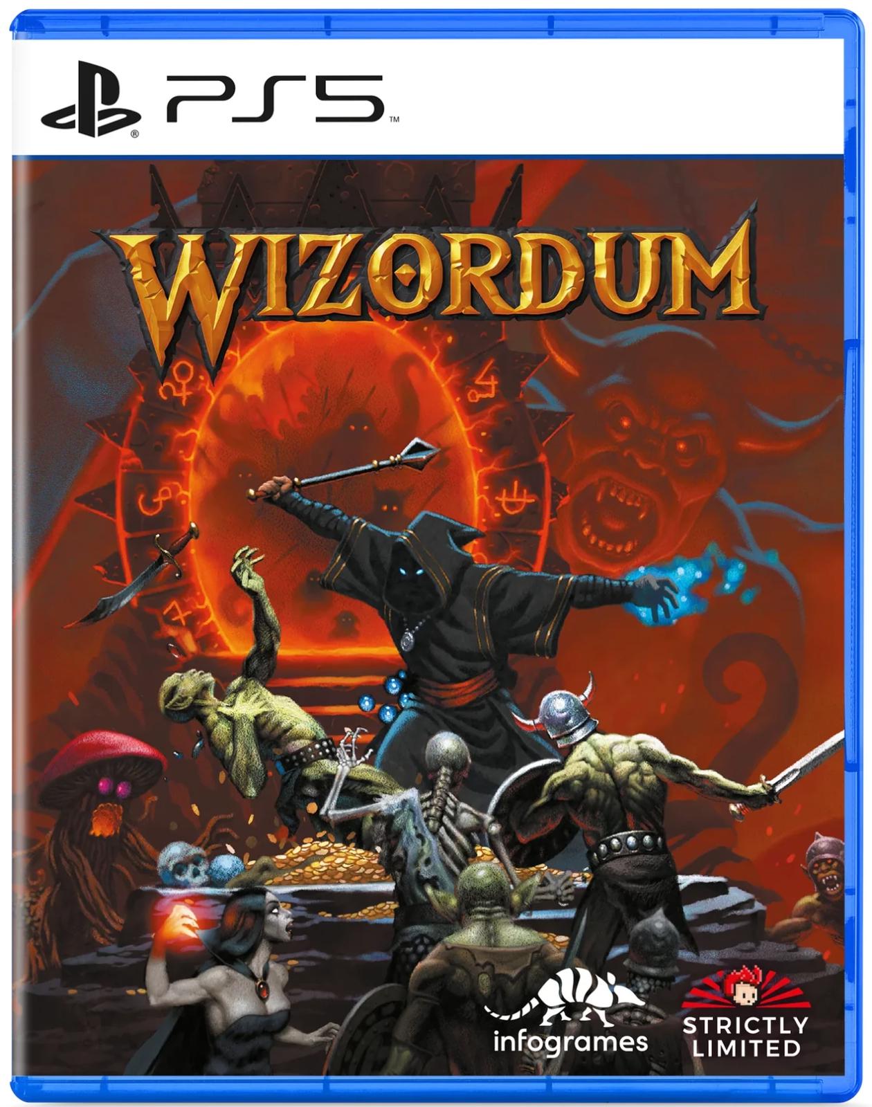 Carátula de Wizordum para PS5 (edición PAL España)