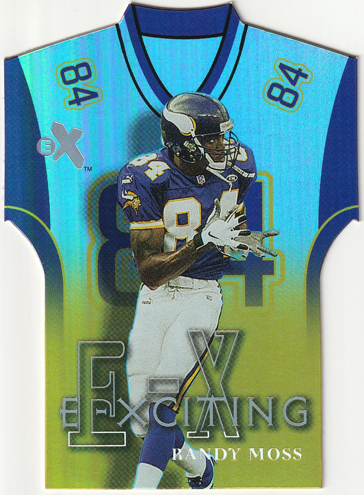 Randy Moss #7 Football Cards 2000 Fleer E X Exciting