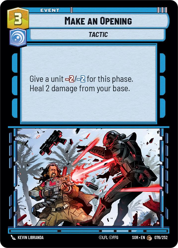 Make an Opening #76