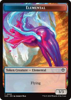 Elemental // Treasure Double-Sided Token