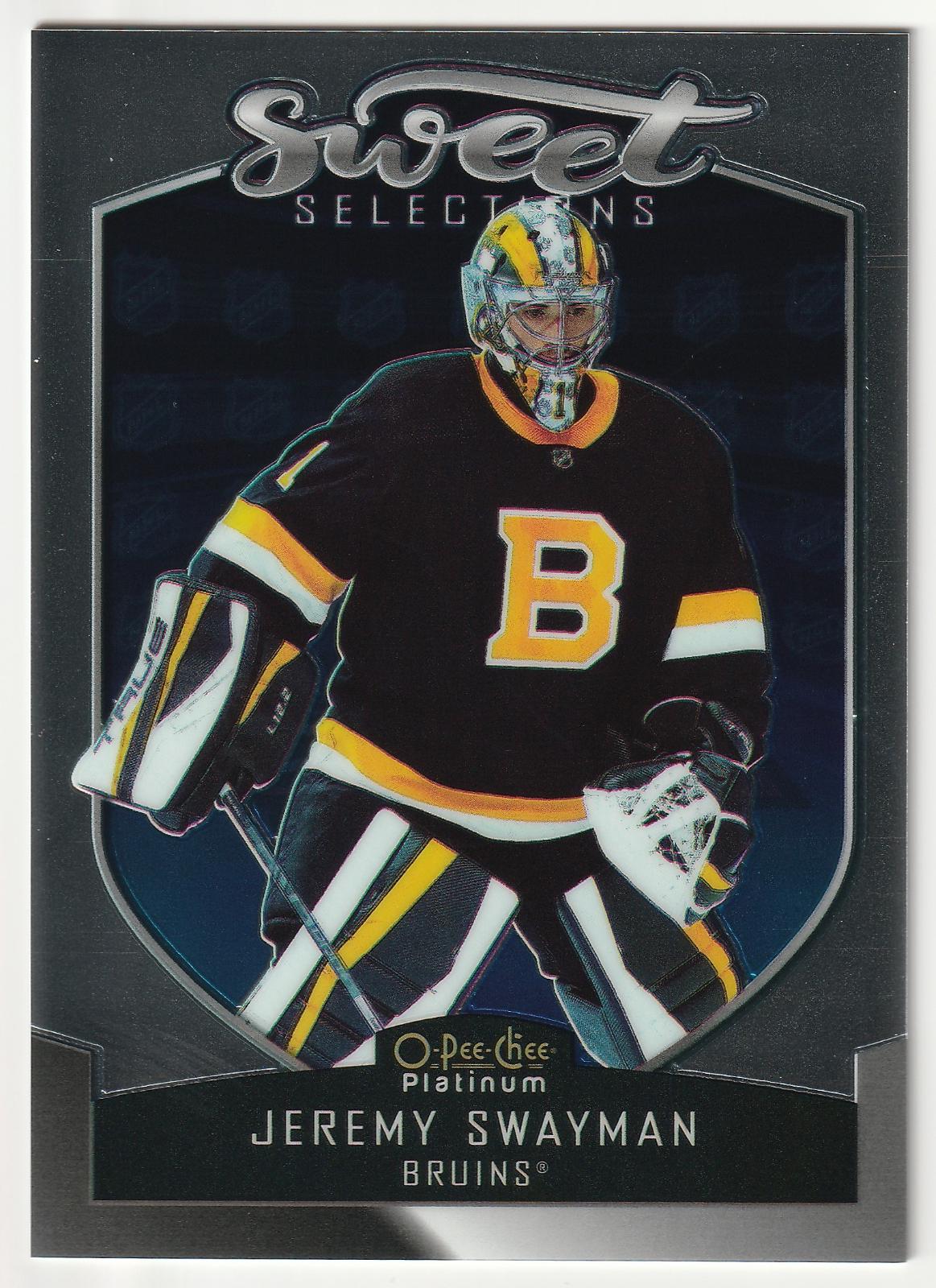 Jeremy Swayman #SS-2 Hockey Cards 2021 O-Pee-Chee Sweet Selections