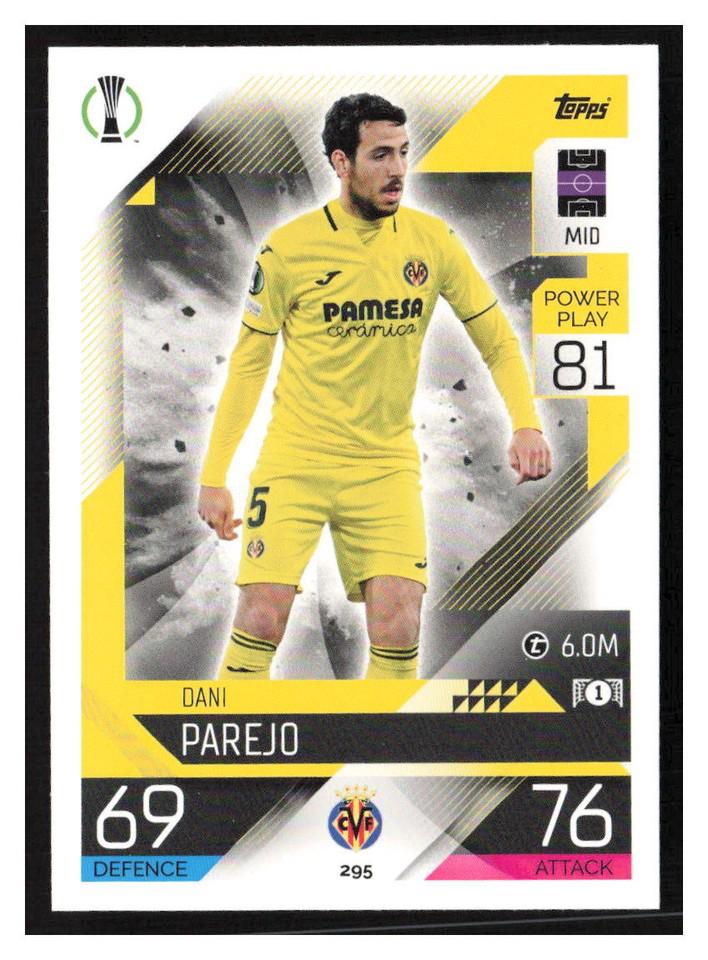 Dani Parejo #295 Soccer Cards 2022 Topps Match Attax UEFA League