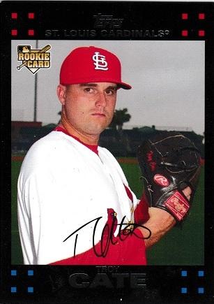 Troy Cate #UH197 Baseball Cards 2007 Topps Update & Highlights
