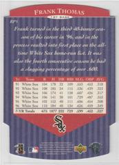 Back Image | Frank Thomas Baseball Cards 1997 Upper Deck Run Producers