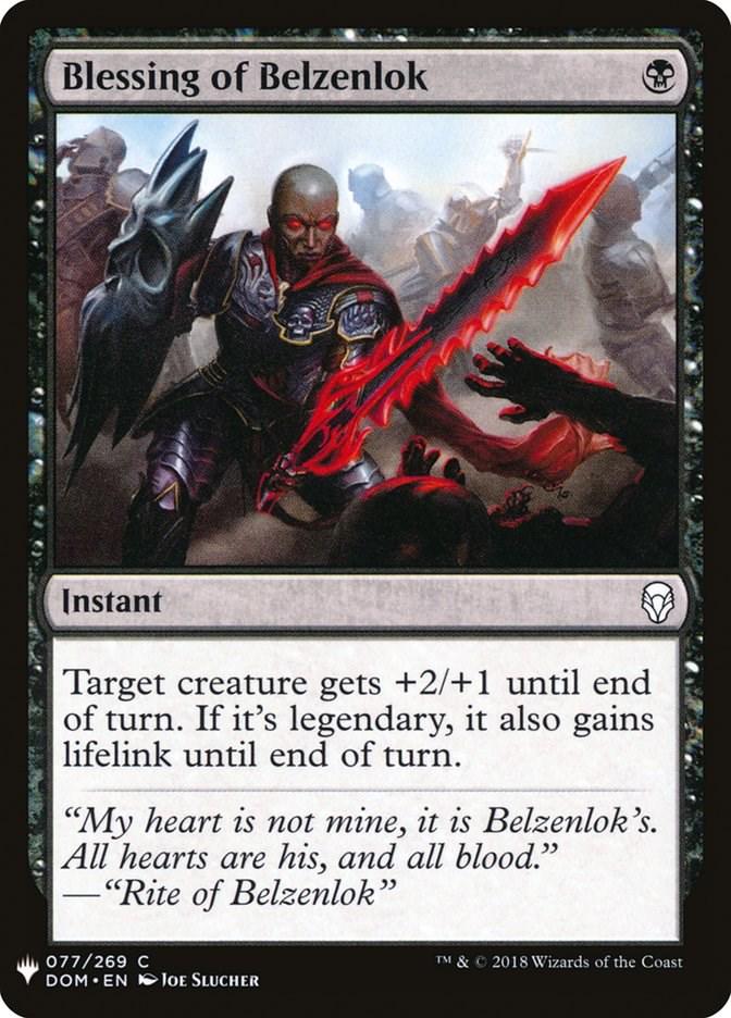 Blessing of Belzenlok #77 Magic The List Reprints
