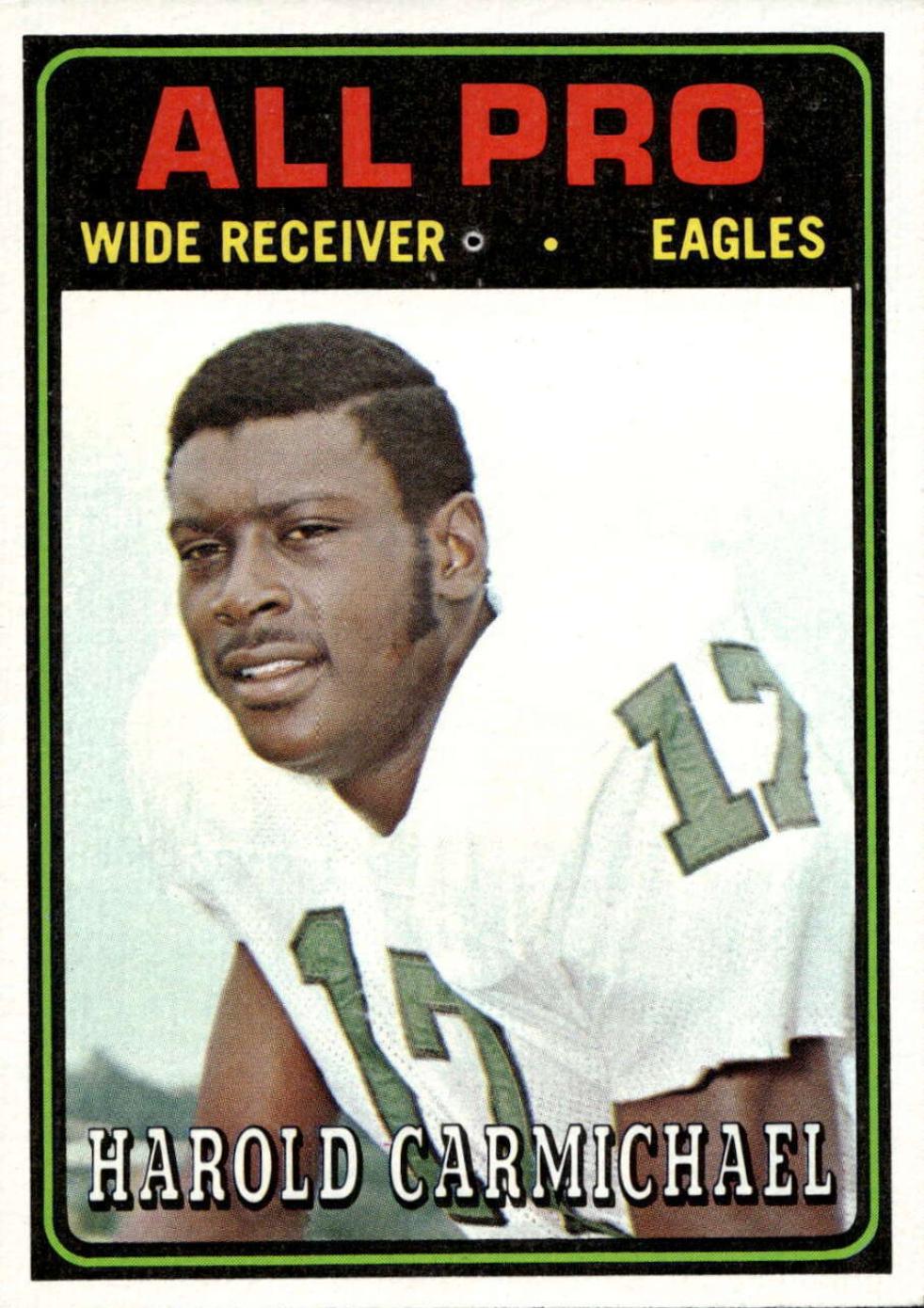 Harold Carmichael #121 Football Cards 1974 Topps