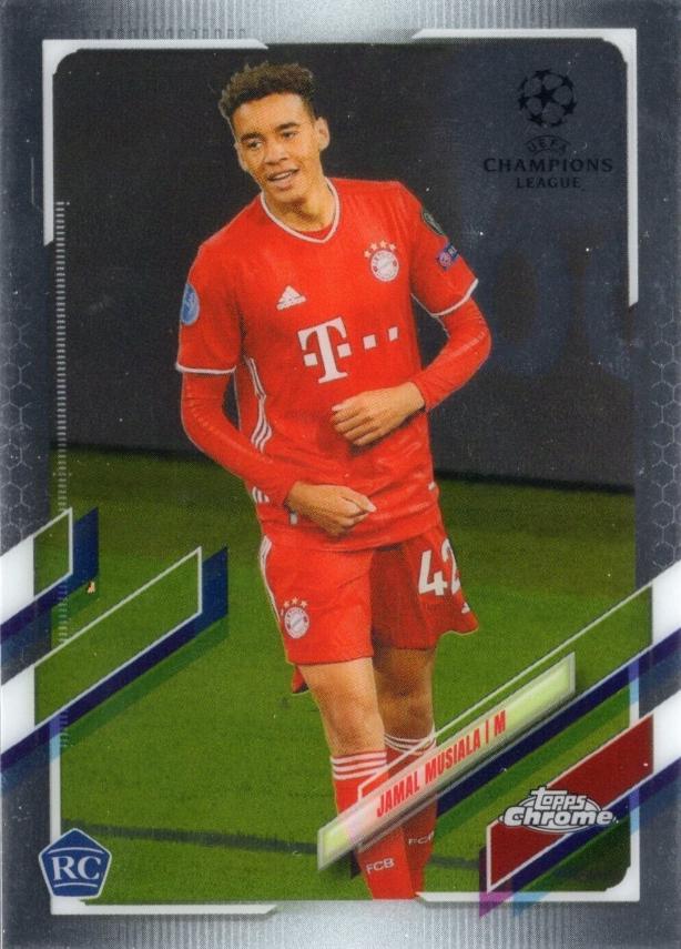 Jamal Musiala #81 Soccer Cards 2020 Topps Chrome UEFA Champions League