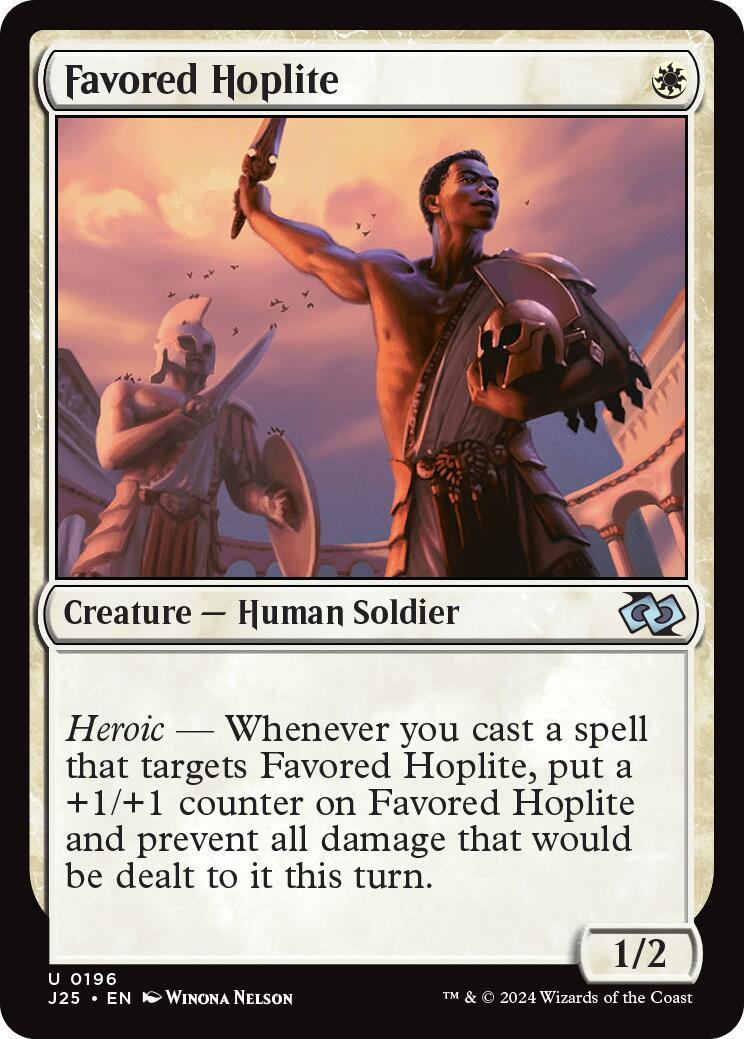 Favored Hoplite (Magic Foundations Jumpstart)