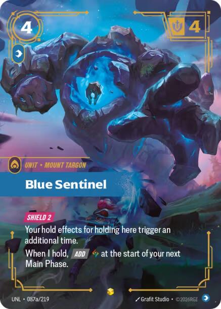 Blue Sentinel [Alternate Art Foil] #87a