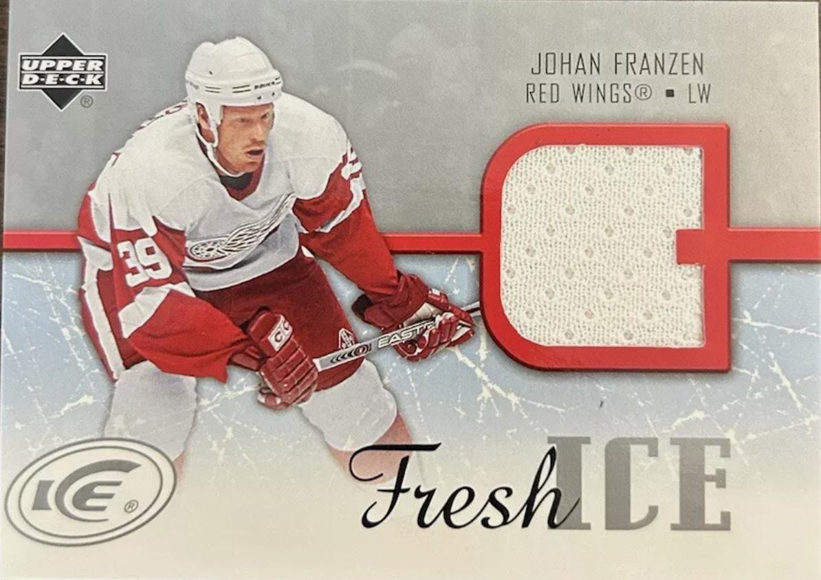 Johan Franzen #FI-JF Hockey Cards 2005 Upper Deck Ice Fresh