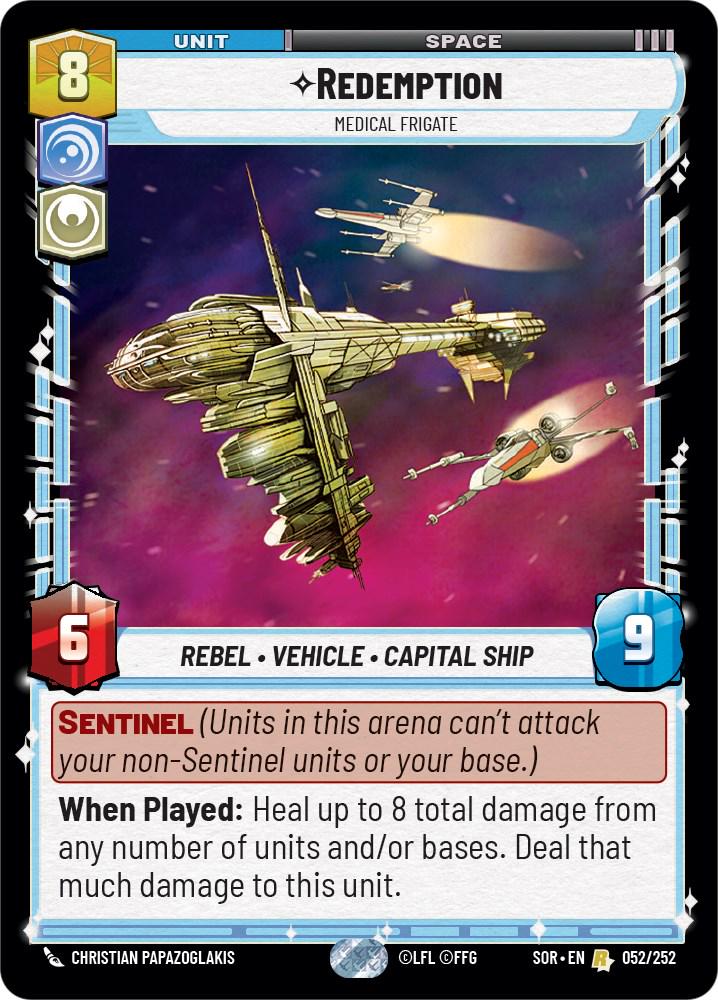 Redemption #52 Star Wars Unlimited: Spark of Rebellion