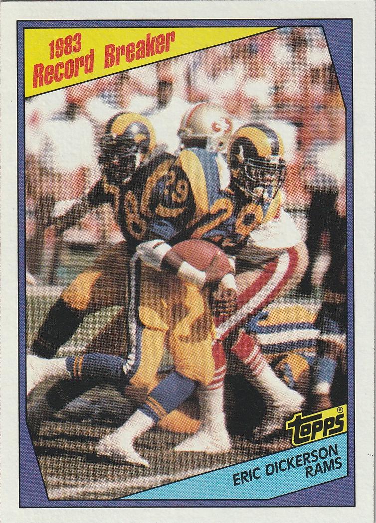 Eric Dickerson #1 1984 Topps Football