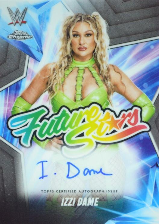 Izzi Dame #FSA-IZ Wrestling Cards 2025 Topps Chrome WWE Future Stars Autograph