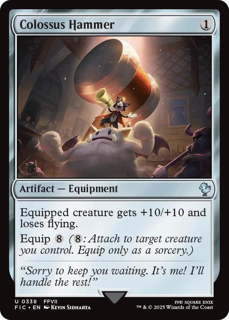 Colossus Hammer [Foil] (Magic Final Fantasy Commander)