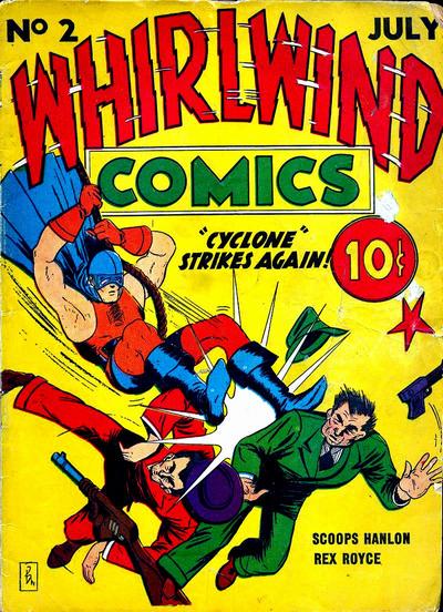Whirlwind Comics #2 (1940) Comic Books Whirlwind Comics