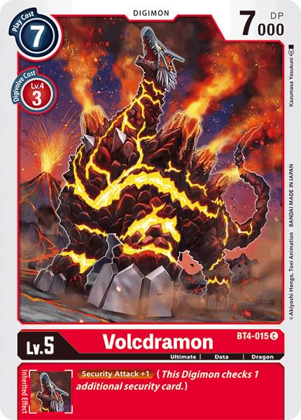 Volcdramon front