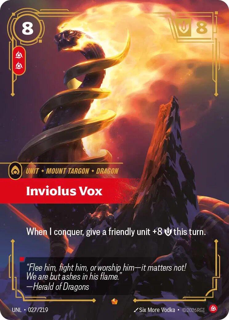 Inviolus Vox front