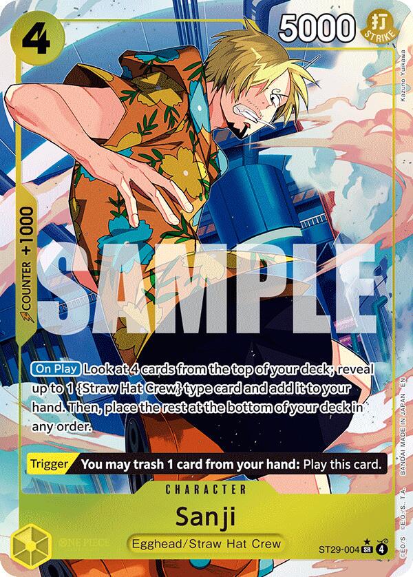Sanji [Full Art] ST29-004 Prices | One Piece Starter Deck 29