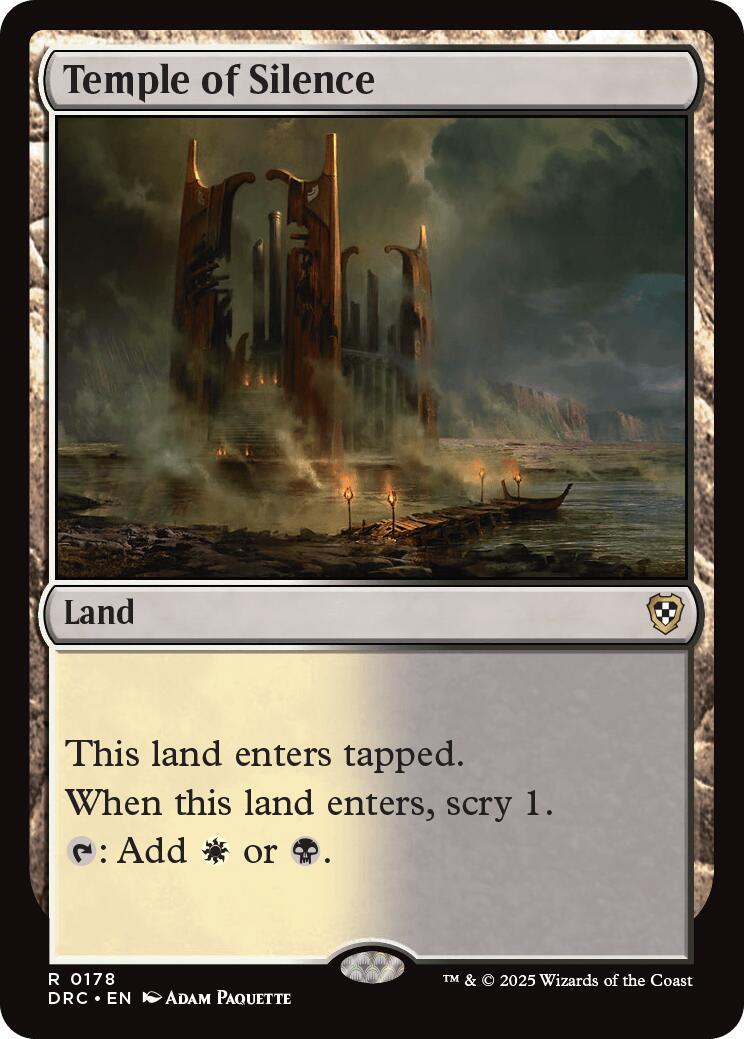Temple of Silence condition prices