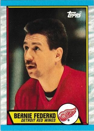 Bernie Federko #107 Hockey Cards 1989 Topps